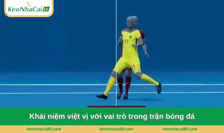 Khái niệm việt vị với vai trò trong trận bóng đá