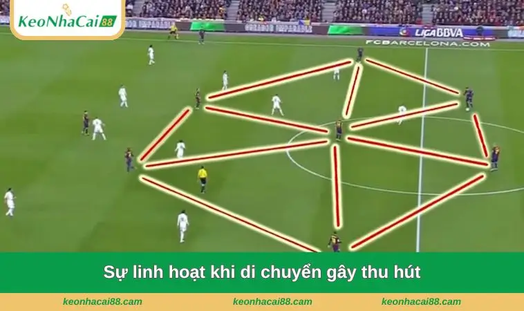 Sự linh hoạt khi di chuyển gây thu hút